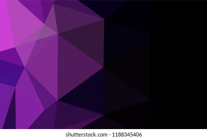 Light Pink, Blue vector abstract mosaic backdrop. Creative illustration in halftone style with gradient. Brand new style for your business design.
