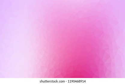 Light Pink, Blue vector abstract mosaic background. A sample with polygonal shapes. The polygonal design can be used for your web site.