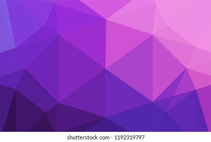 Light Pink, Blue vector abstract polygonal texture. Colorful abstract illustration with gradient. A new texture for your design.