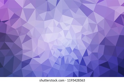 Light Pink, Blue vector abstract mosaic background. Shining colorful illustration with triangles. Polygonal design for your web site.