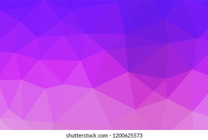 Light Pink, Blue vector abstract polygonal layout. Glitter abstract illustration with an elegant design. Brand new style for your business design.