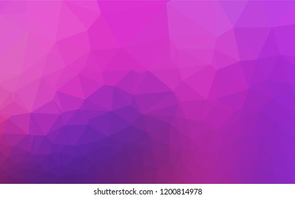 Light Pink, Blue vector abstract polygonal layout. Shining colored illustration in a Brand new style. The best triangular design for your business.