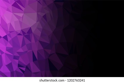 Light Pink, Blue vector abstract mosaic background. An elegant bright illustration with gradient. The elegant pattern can be used as part of a brand book.
