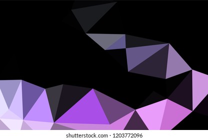 Light Pink, Blue vector abstract mosaic pattern. A vague abstract illustration with gradient. The polygonal design can be used for your web site.