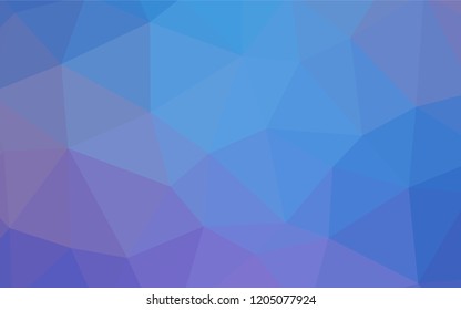 Light Pink, Blue vector abstract polygonal template. Geometric illustration in Origami style with gradient.  Brand new design for your business.