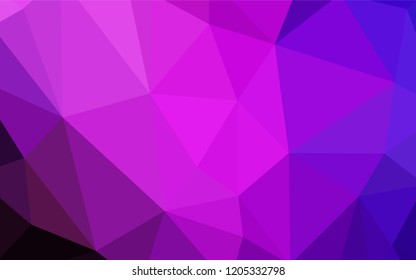 Light Pink, Blue vector abstract polygonal pattern. Shining polygonal illustration, which consist of triangles. Brand new style for your business design.