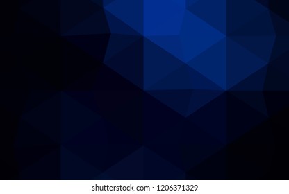 Light Pink, Blue vector abstract polygonal background. A sample with polygonal shapes. Brand-new design for your business.