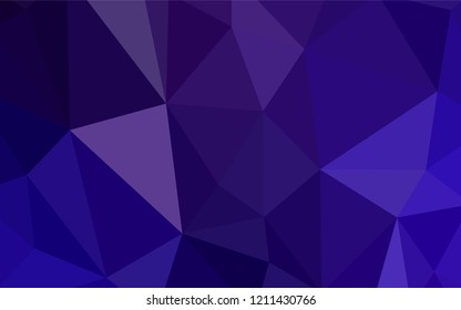 Light Pink, Blue vector abstract mosaic pattern. Triangular geometric sample with gradient.  Textured pattern for your backgrounds.