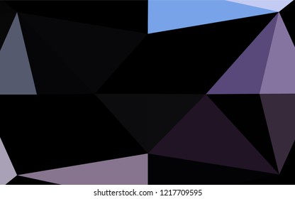 Light Pink, Blue vector abstract mosaic backdrop. An elegant bright illustration with gradient. A new texture for your design.