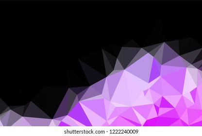 Light Pink, Blue vector abstract mosaic pattern. Shining colored illustration in a Brand new style. The textured pattern can be used for background.
