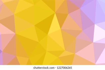 Light Pink, Blue vector abstract mosaic pattern. A completely new color illustration in a polygonal style. Brand new style for your business design.