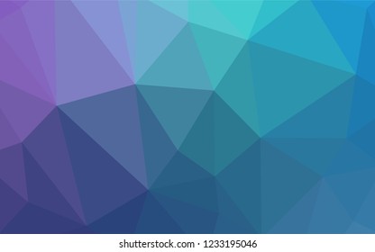 Light Pink, Blue vector abstract mosaic backdrop. Glitter abstract illustration with an elegant triangles. Textured pattern for your backgrounds.