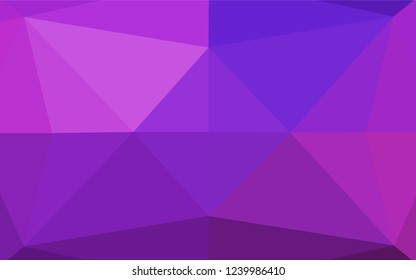 Light Pink, Blue vector abstract polygonal layout. Brand new colored illustration in blurry style with gradient. The completely new template can be used for your brand book.
