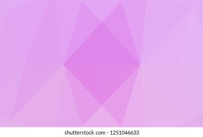 Light Pink, Blue vector abstract polygonal layout. An elegant bright illustration with gradient. A new texture for your design.