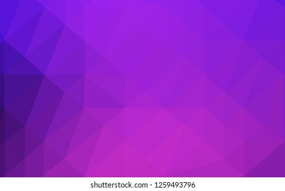 Light Pink, Blue vector abstract mosaic pattern. Creative illustration in halftone style with gradient. Elegant pattern for a brand book.