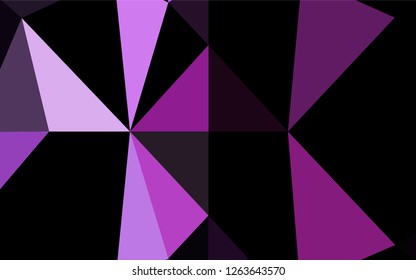 Light Pink, Blue vector abstract mosaic backdrop. Colorful abstract illustration with gradient. The polygonal design can be used for your web site.