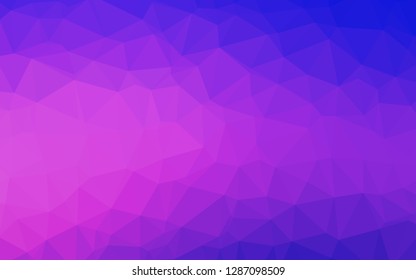 Light Pink, Blue vector abstract mosaic pattern. A completely new color illustration in a vague style. Elegant pattern for a brand book.