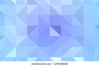 Light Pink, Blue vector abstract polygonal pattern. Colorful illustration in polygonal style with gradient. New template for your brand book.