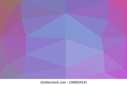 Light Pink, Blue vector abstract mosaic pattern. An elegant bright illustration with gradient. Textured pattern for background.