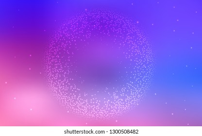 Light Pink, Blue vector abstract blurred layout. Colorful abstract illustration with gradient. New way of your design.