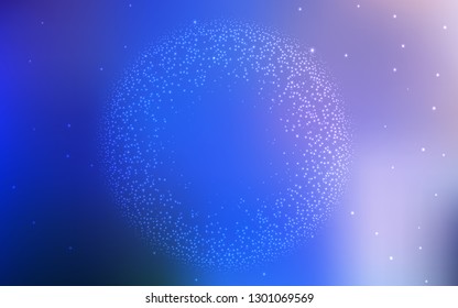 Light Pink, Blue vector abstract layout. A completely new colored illustration in blur style. Background for designs.