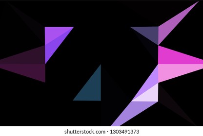 Light Pink, Blue vector abstract polygonal cover. Colorful illustration in abstract style with gradient. The completely new template can be used for your brand book.