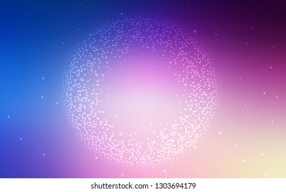 Light Pink, Blue vector abstract layout. Abstract colorful illustration with gradient. Background for designs.