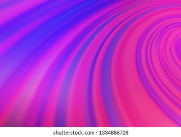 Light Pink, Blue vector abstract blurred template. Modern geometrical abstract illustration with gradient. The elegant pattern for brand book.