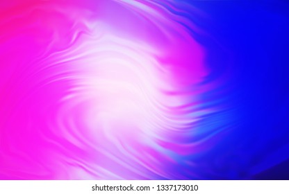 Light Pink, Blue vector abstract blurred background. Glitter abstract illustration with gradient design. The best blurred design for your business.