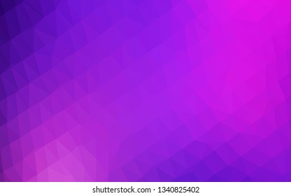 Light Pink, Blue vector abstract mosaic backdrop. Brand new colorful illustration in with gradient. Brand new style for your business design.