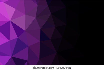 Light Pink, Blue vector abstract mosaic backdrop. Creative geometric illustration in Origami style with gradient. A completely new template for your business design.