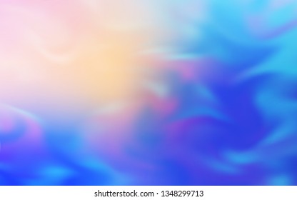 Light Pink, Blue vector abstract blurred background. Creative illustration in halftone style with gradient. New design for your business.
