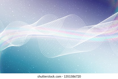 Light Pink, Blue vector abstract blurred background. Shining colored illustration in smart style. Background for a cell phone.