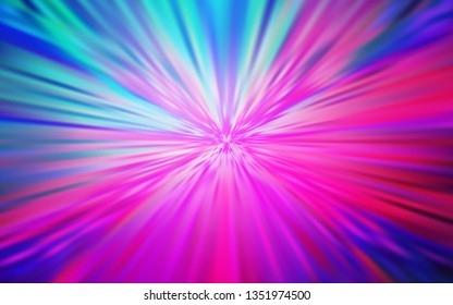 Light Pink, Blue vector abstract bright pattern. A completely new colored illustration in blur style. New style design for your brand book.