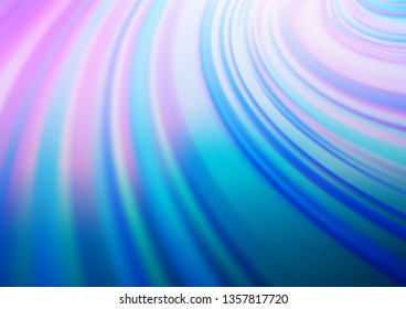 Light Pink, Blue vector abstract blurred pattern. A completely new color illustration in a bokeh style. A completely new design for your business.