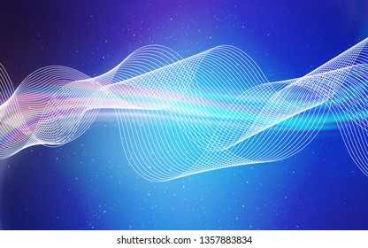Light Pink, Blue vector abstract blurred background. Glitter abstract illustration with gradient design. Elegant background for a brand book.