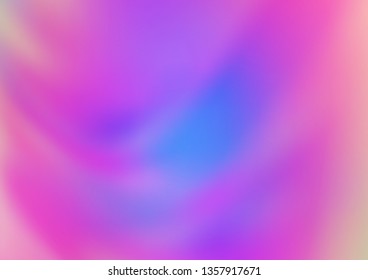 Light Pink, Blue vector abstract bright background. A completely new color illustration in a bokeh style. The blurred design can be used for your web site.