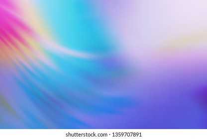 Light Pink, Blue vector abstract blurred layout. Creative illustration in halftone style with gradient. Completely new design for your business.