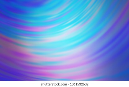 Light Pink, Blue vector abstract blurred background. Creative illustration in halftone style with gradient. Completely new design for your business.