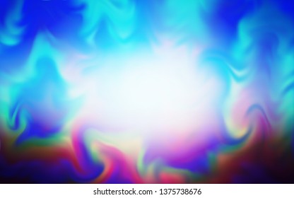 Light Pink, Blue vector abstract bright template. A completely new colored illustration in blur style. Background for designs.
