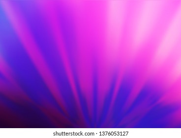 Light Pink, Blue vector abstract blurred background. A completely new color illustration in a bokeh style. The background for your creative designs.