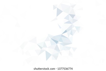 Light Pink, Blue vector abstract polygonal pattern. Shining colorful illustration with triangles. New template for your brand book.