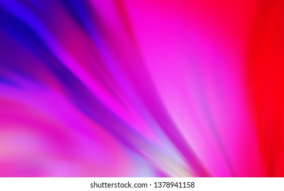 Light Pink, Blue vector abstract blurred layout. Creative illustration in halftone style with gradient. Smart design for your work.