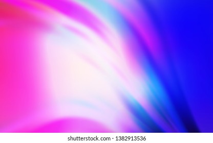 Light Pink, Blue vector abstract blurred background. An elegant bright illustration with gradient. Smart design for your work.