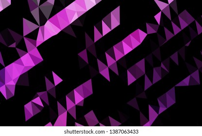 Light Pink, Blue vector abstract polygonal texture. An elegant bright illustration with gradient. New texture for your design.
