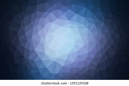 Light Pink, Blue vector abstract mosaic background. A sample with polygonal shapes. Brand new design for your business.