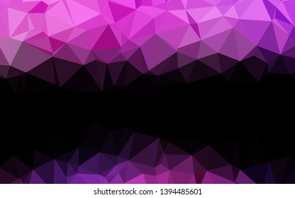 Light Pink, Blue vector abstract mosaic background. An elegant bright illustration with gradient. Template for your brand book.