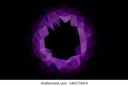 Light Pink, Blue vector abstract polygonal cover. A vague abstract illustration with gradient. Template for a cell phone background.