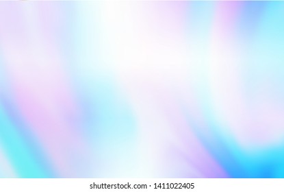 Light Pink, Blue vector abstract bright texture. Glitter abstract illustration with gradient design. The best blurred design for your business.