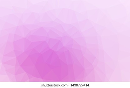 Light Pink, Blue vector abstract polygonal cover. A sample with polygonal shapes. Template for your brand book.